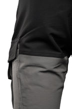 TRAIL TROUSERS SHORT STEEL/BLACK