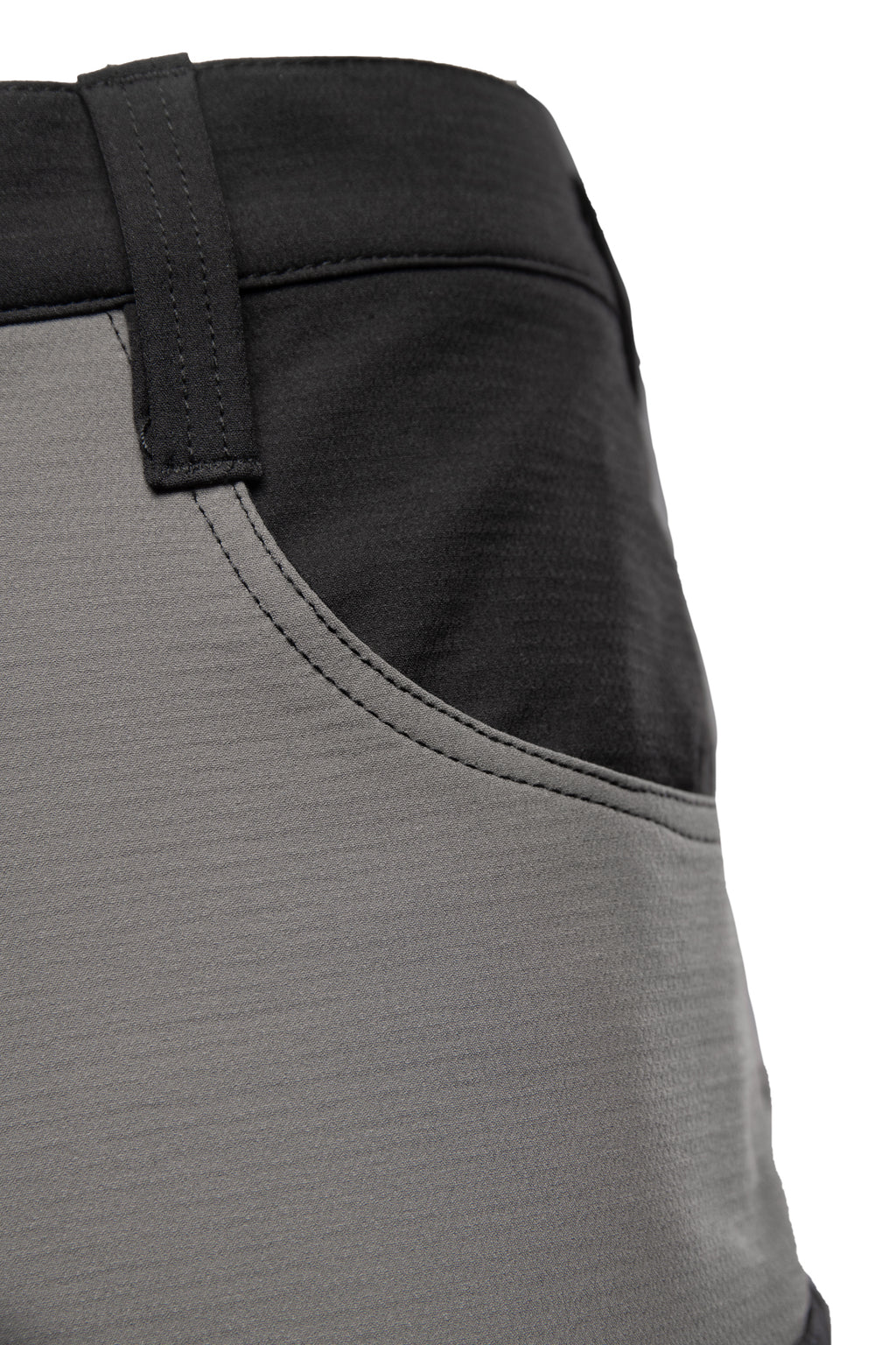 TRAIL TROUSERS SHORT STEEL/BLACK