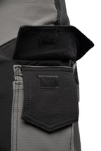 TRAIL TROUSERS SHORT STEEL/BLACK