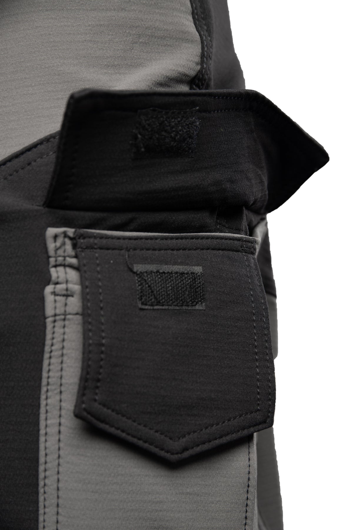 TRAIL TROUSERS SHORT STEEL/BLACK