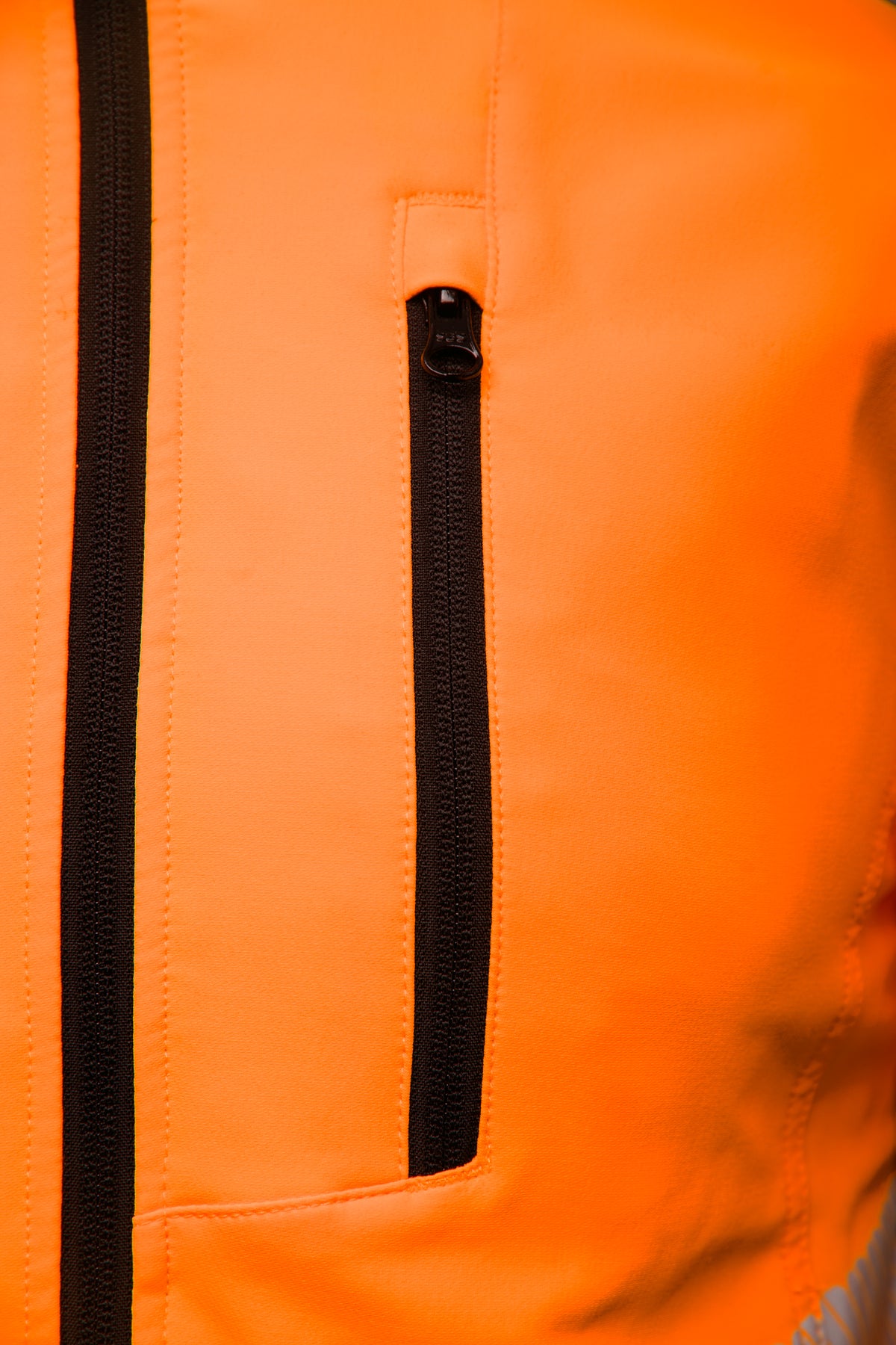 JACKET FLASH WITH REFLECTIVE ORANGE SKF004 CAT II