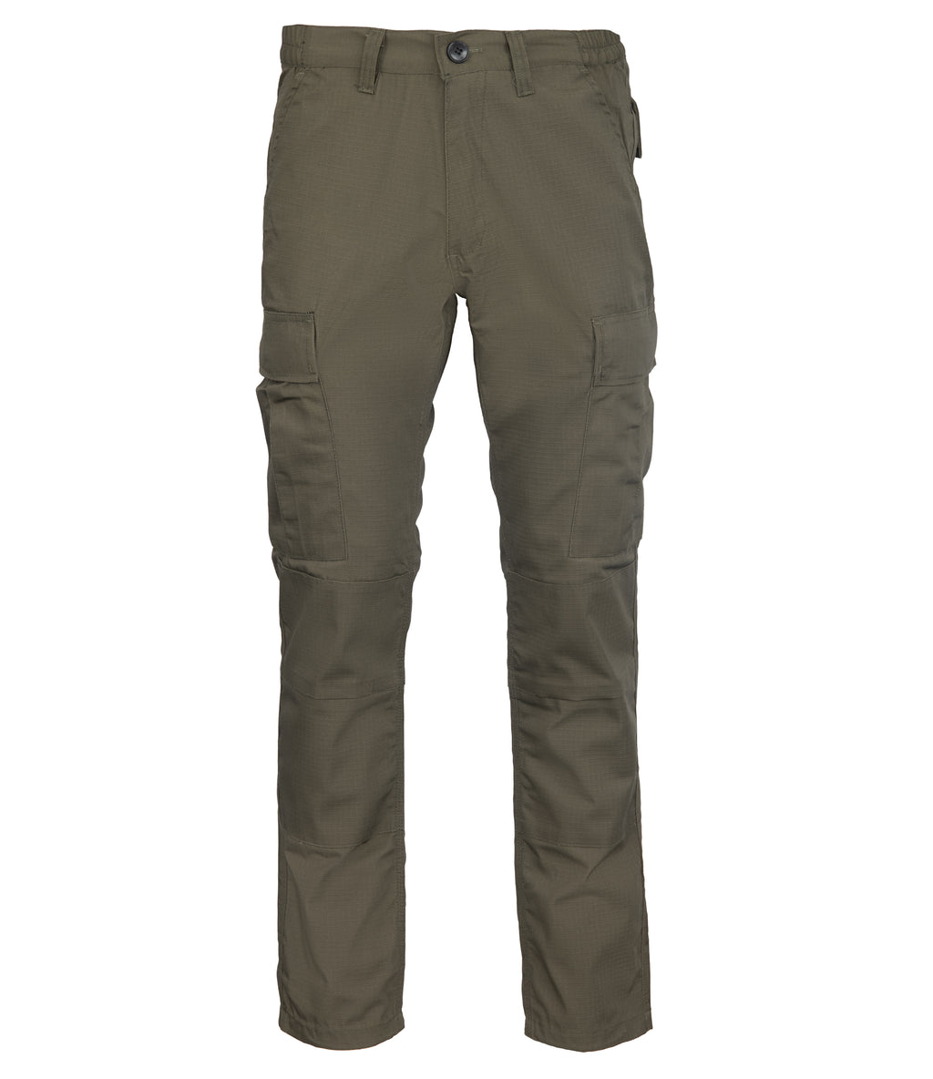 KHAKI BDU WAISTBAND TROUSERS