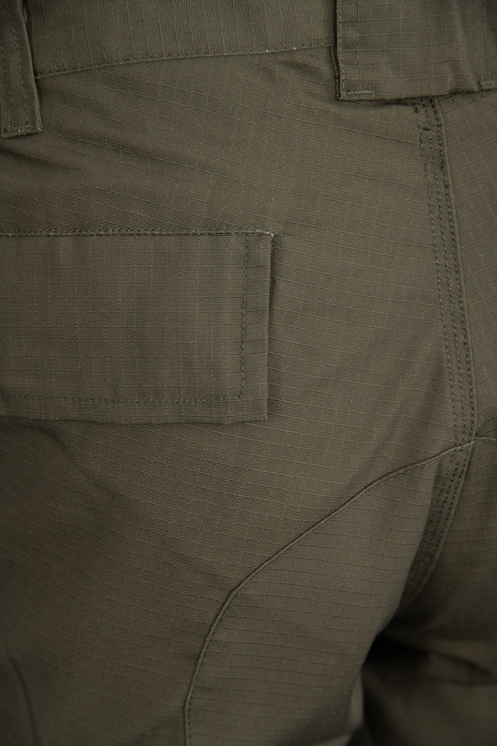 KHAKI BDU WAISTBAND TROUSERS
