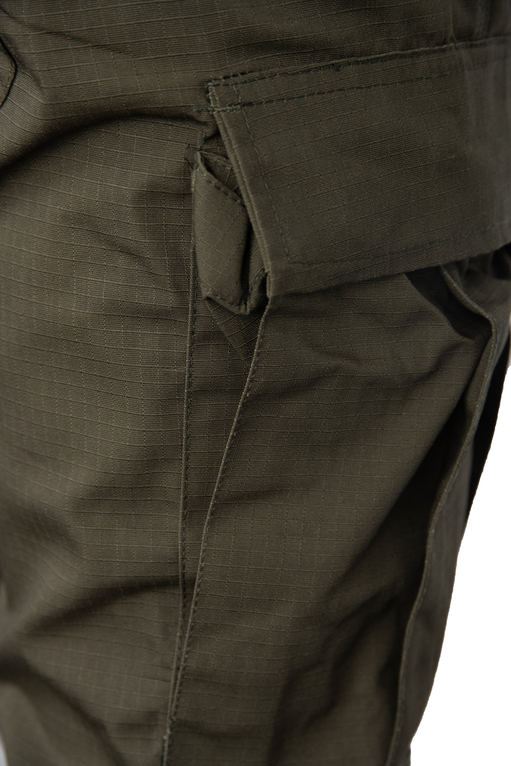 KHAKI BDU WAISTBAND TROUSERS