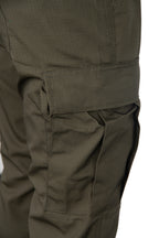 KHAKI BDU WAISTBAND TROUSERS