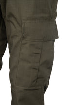 KHAKI BDU WAISTBAND TROUSERS