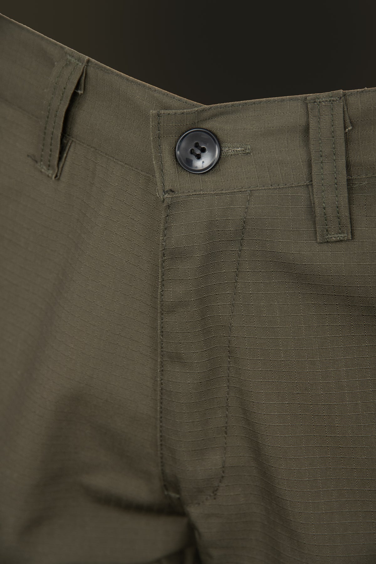 KHAKI BDU WAISTBAND TROUSERS