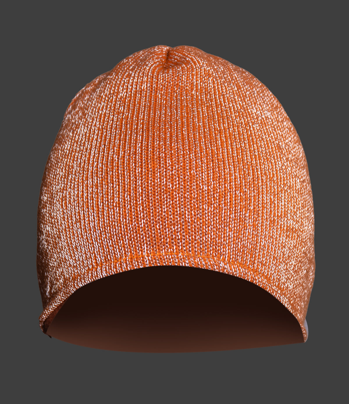 SEVEN KINGS CROSS KNITTED HAT IN ORANGE MELANGE