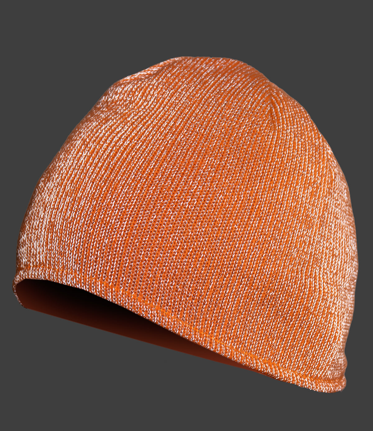 SEVEN KINGS CROSS KNITTED HAT IN ORANGE MELANGE