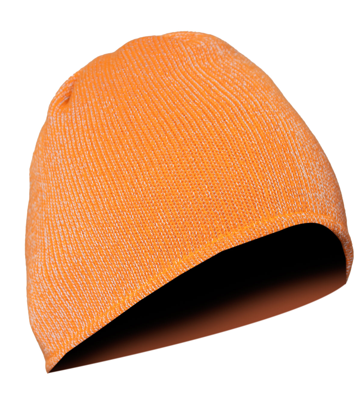 SEVEN KINGS CROSS KNITTED HAT IN ORANGE MELANGE