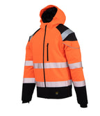 SEVEN KINGS FLASH INSULATED SOFTSHELL JACKET HIVI SKF007 ORANGE