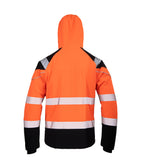 SEVEN KINGS FLASH INSULATED SOFTSHELL JACKET HIVI SKF007 ORANGE