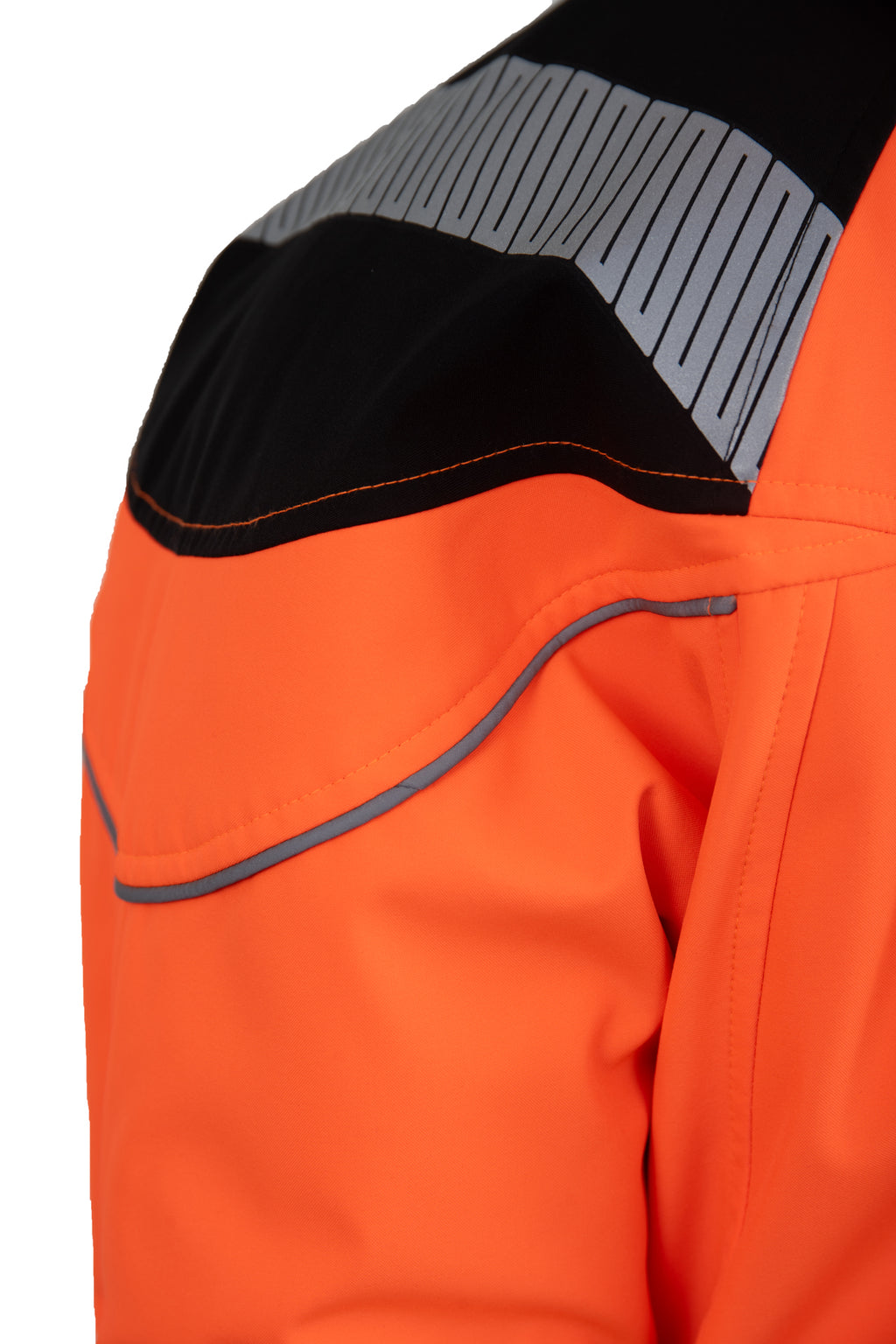 SEVEN KINGS FLASH INSULATED SOFTSHELL JACKET HIVI SKF007 ORANGE