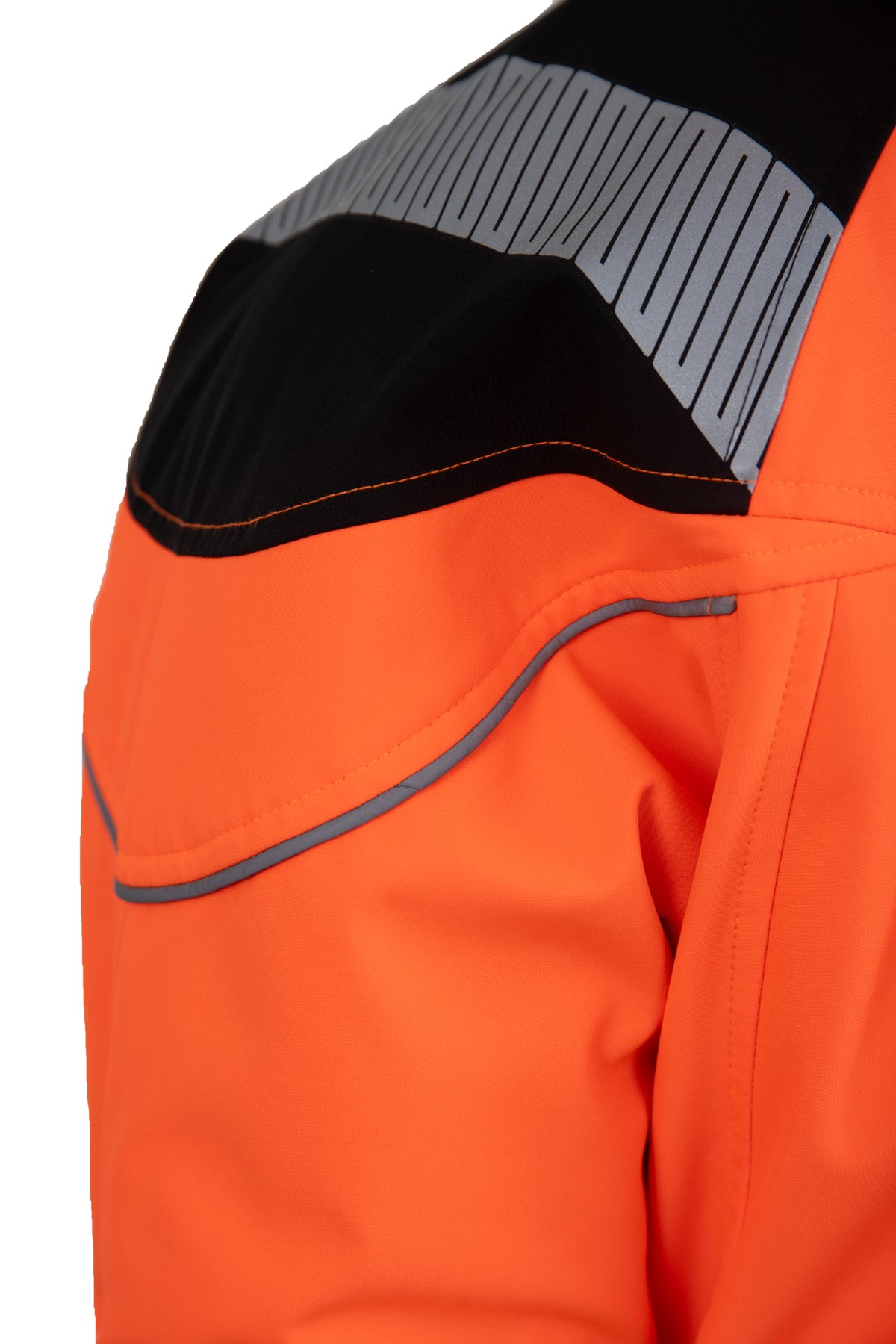 SEVEN KINGS FLASH INSULATED SOFTSHELL JACKET HIVI SKF007 ORANGE