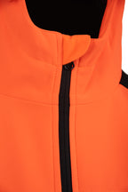 SEVEN KINGS FLASH INSULATED SOFTSHELL JACKET HIVI SKF007 ORANGE