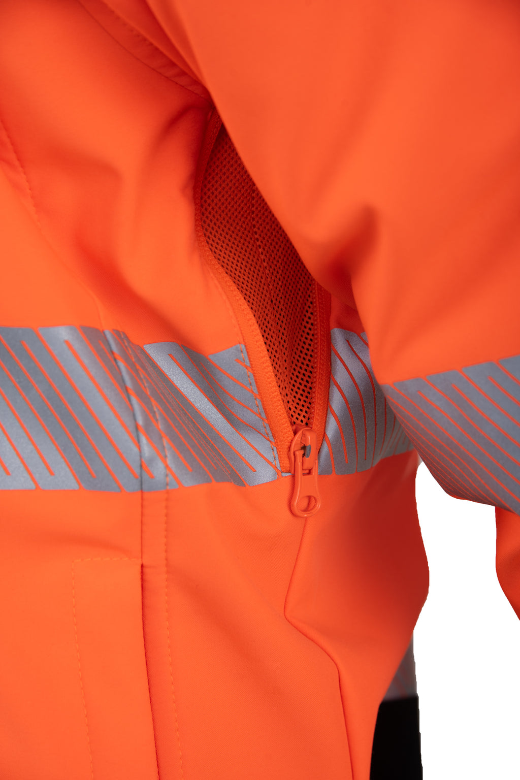 SEVEN KINGS FLASH INSULATED SOFTSHELL JACKET HIVI SKF007 ORANGE