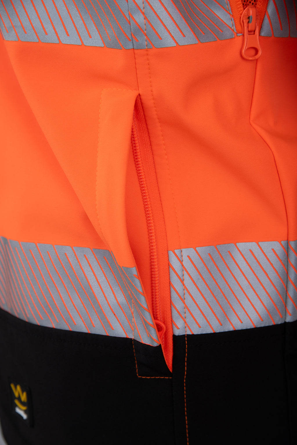 SEVEN KINGS FLASH INSULATED SOFTSHELL JACKET HIVI SKF007 ORANGE