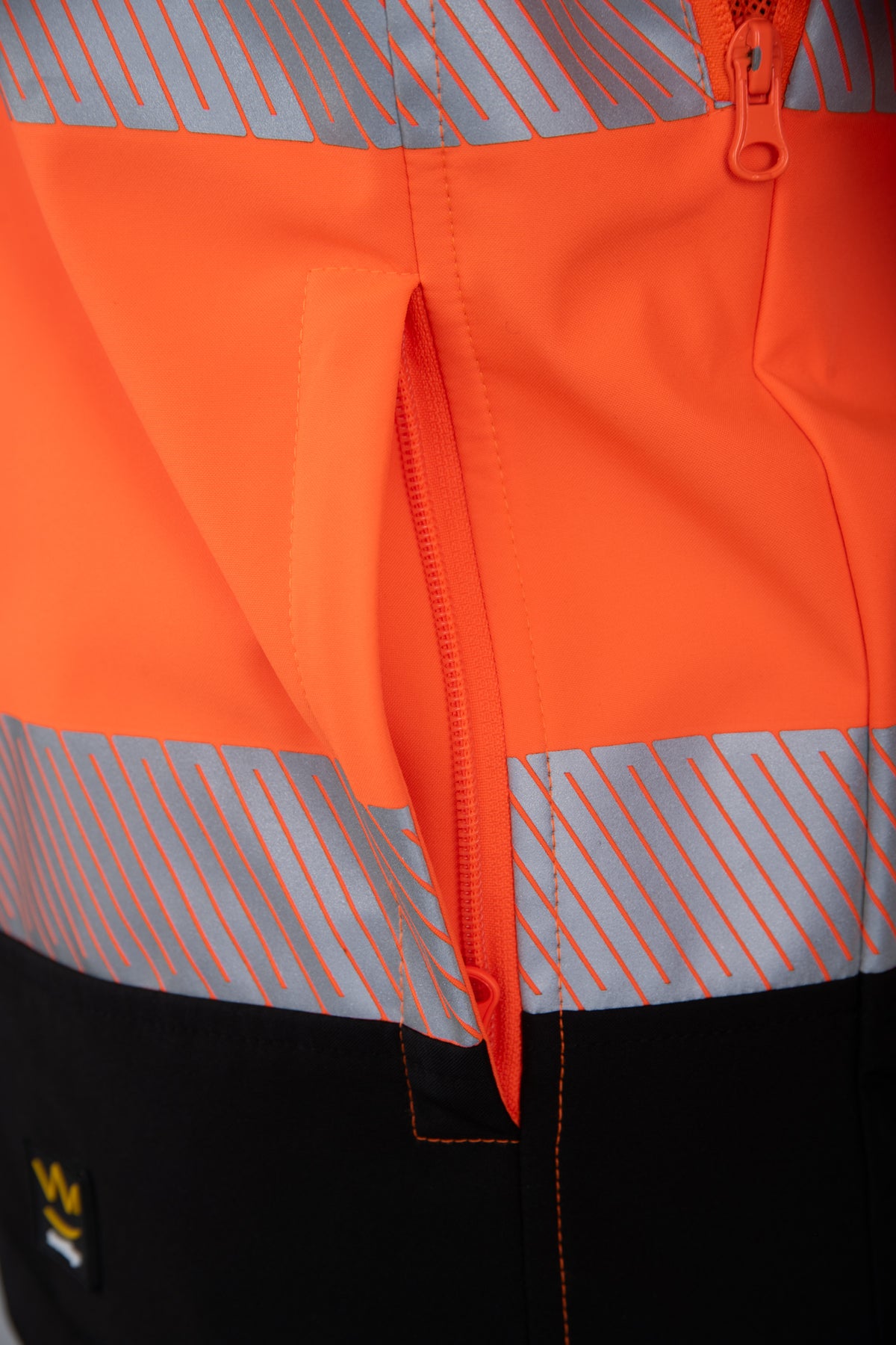 SEVEN KINGS FLASH INSULATED SOFTSHELL JACKET HIVI SKF007 ORANGE