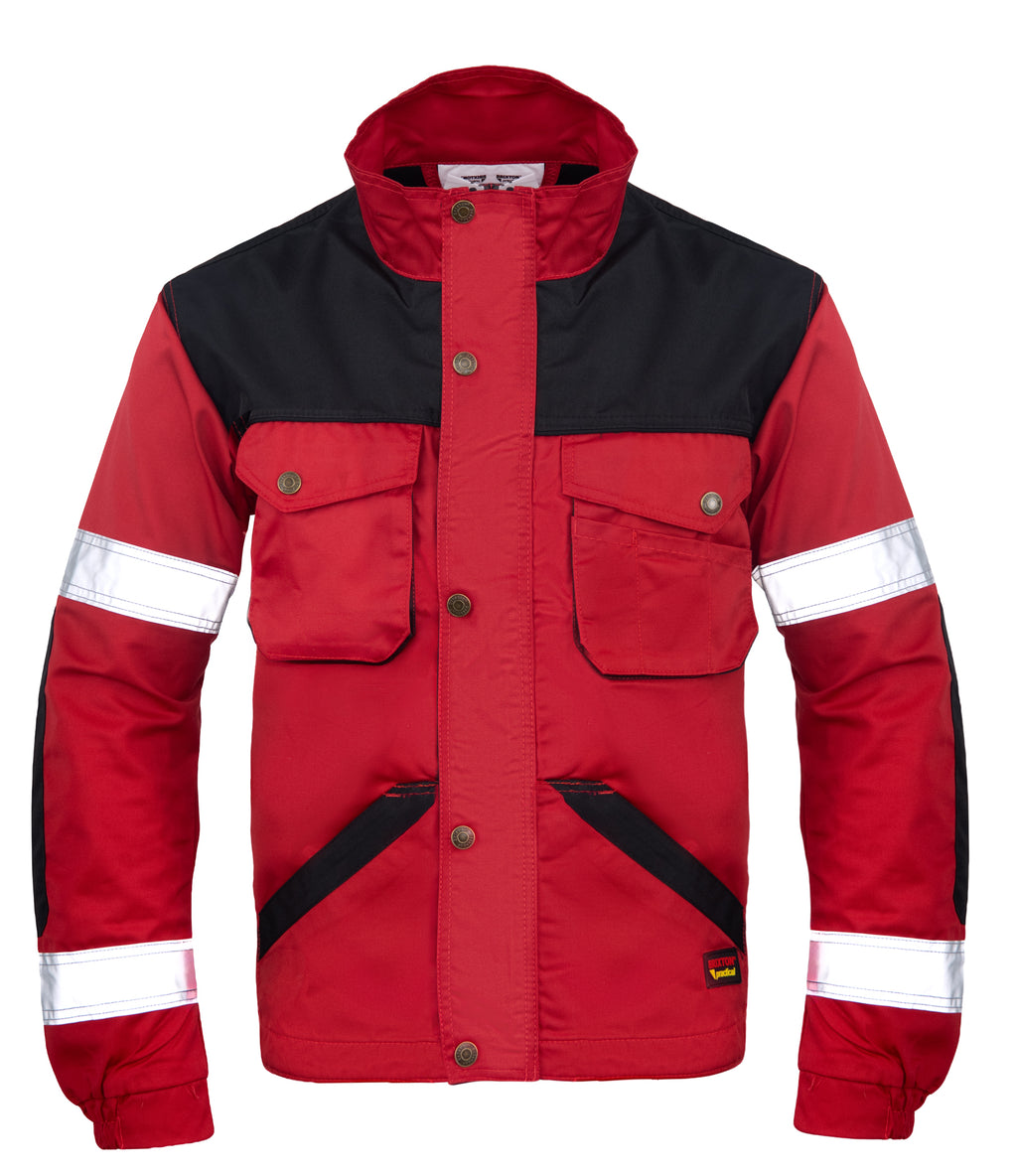 JACKET RED REFLECTIVE