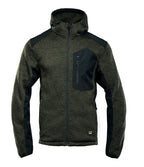 SEVEN KINGS KHAKI HOODED ZIP-UP SWEATSHIRT