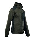 SEVEN KINGS KHAKI HOODED ZIP-UP SWEATSHIRT