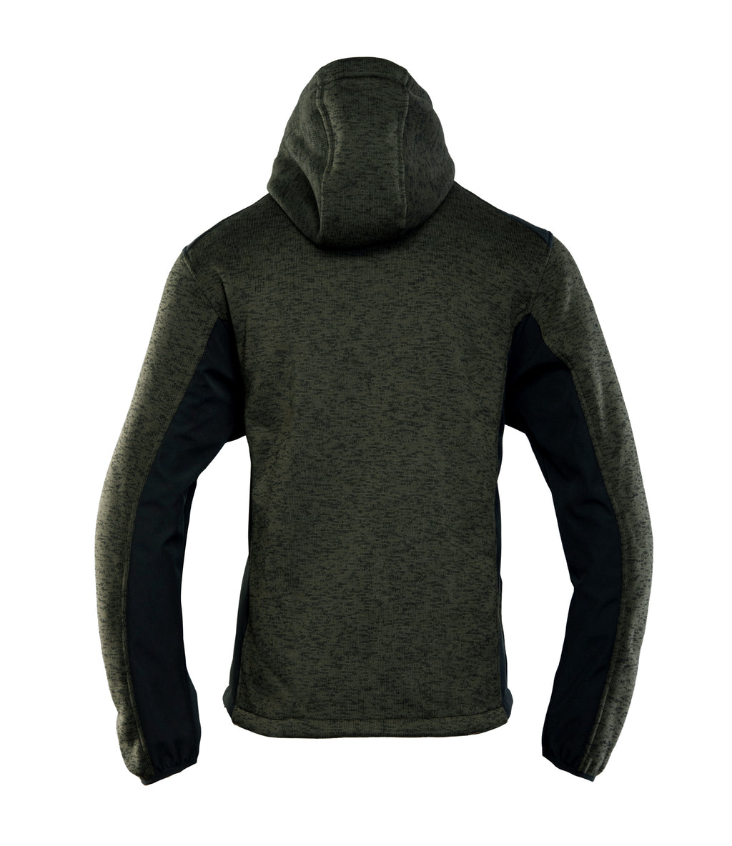 SEVEN KINGS KHAKI HOODED ZIP-UP SWEATSHIRT