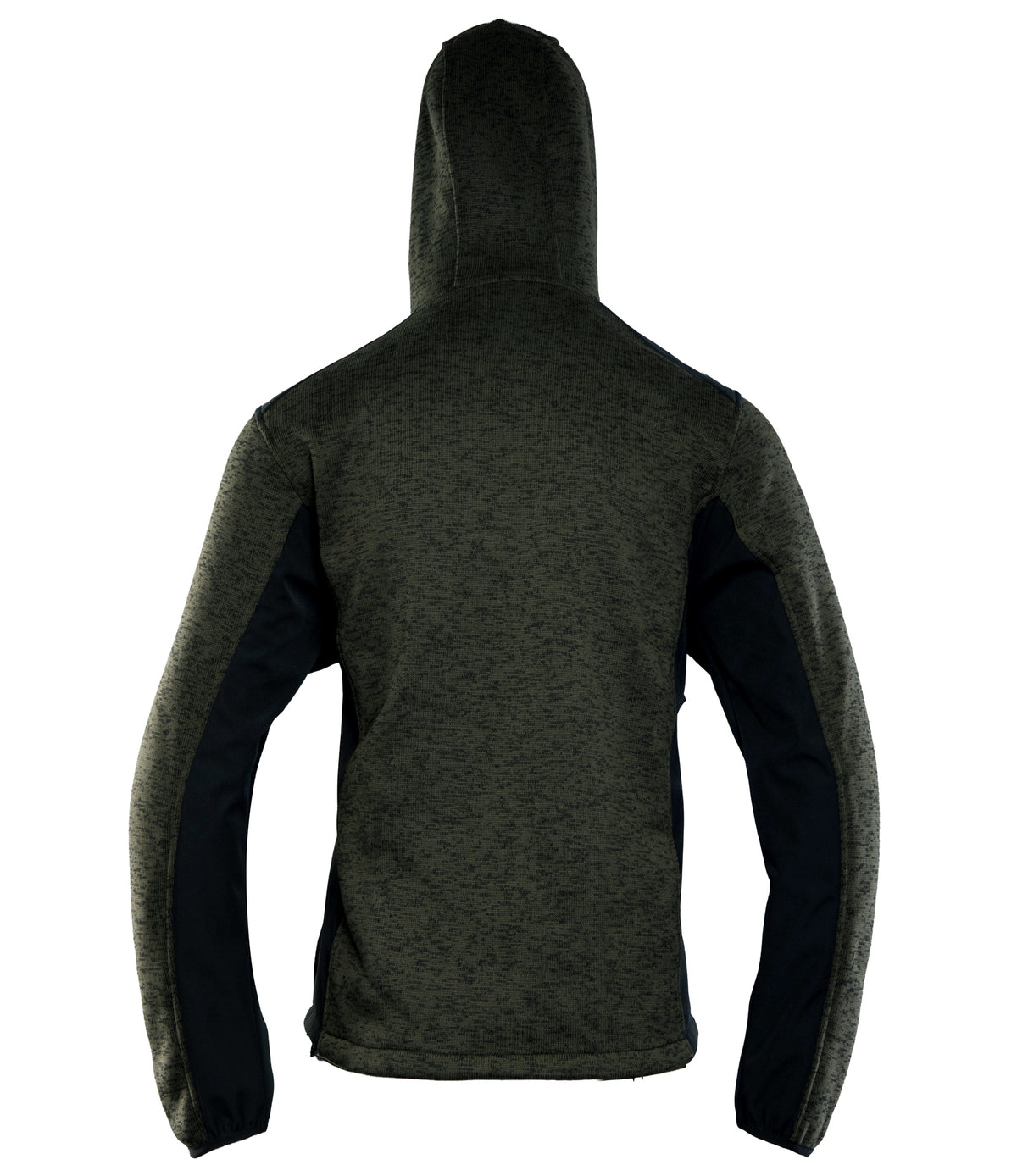 SEVEN KINGS KHAKI HOODED ZIP-UP SWEATSHIRT