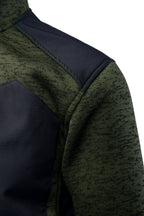 SEVEN KINGS KHAKI HOODED ZIP-UP SWEATSHIRT