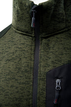 SEVEN KINGS KHAKI HOODED ZIP-UP SWEATSHIRT