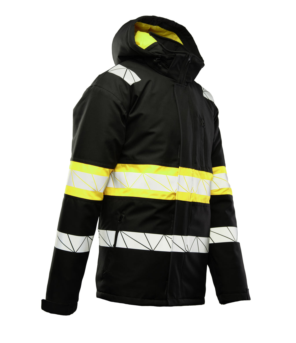 SEVEN KINGS ECO RIVAL JACKET BLACK/YELLOW