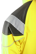 SEVEN KINGS FLASH INSULATED SOFTSHELL JACKET HIVI SKF007 YELLOW