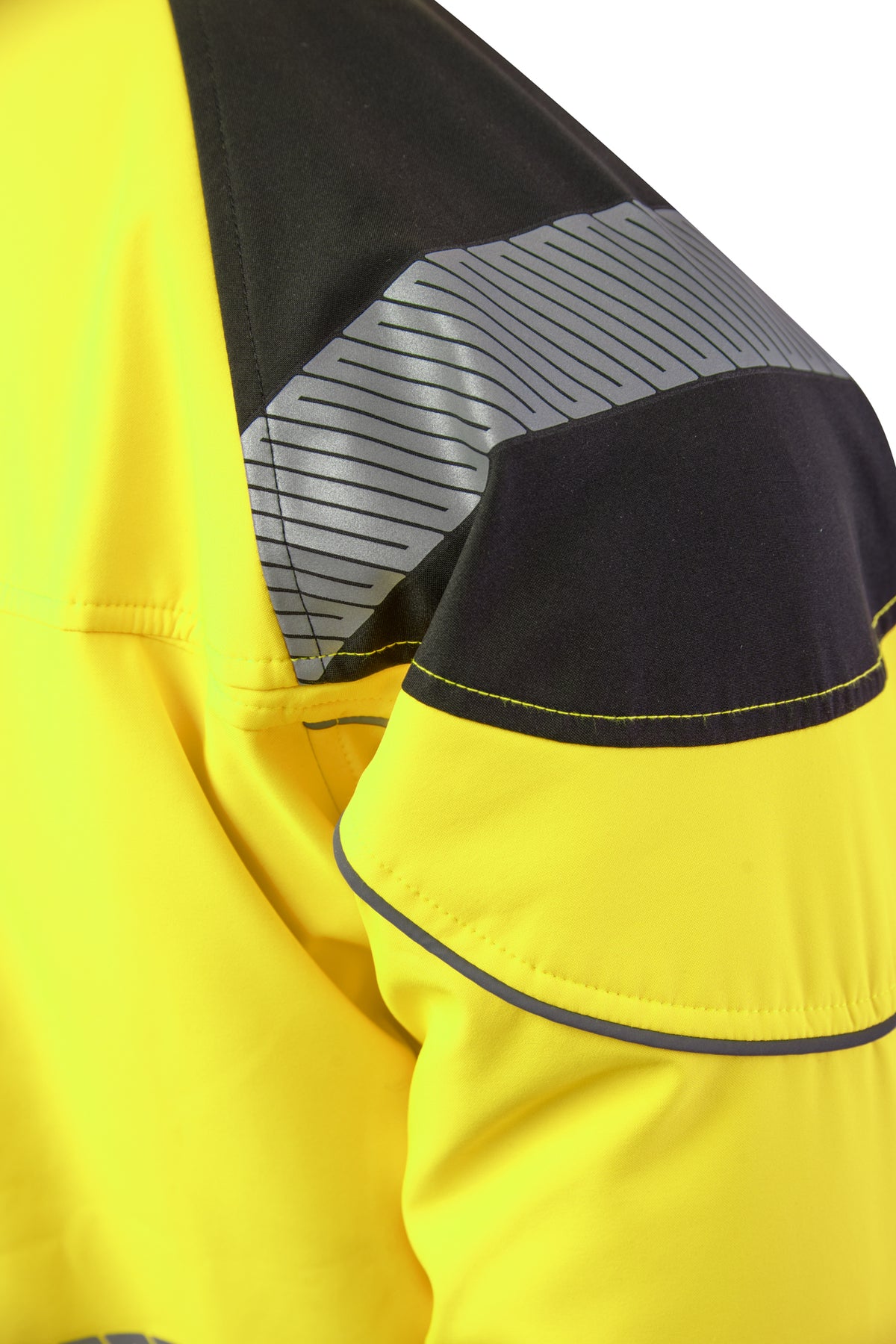 SEVEN KINGS FLASH INSULATED SOFTSHELL JACKET HIVI SKF007 YELLOW
