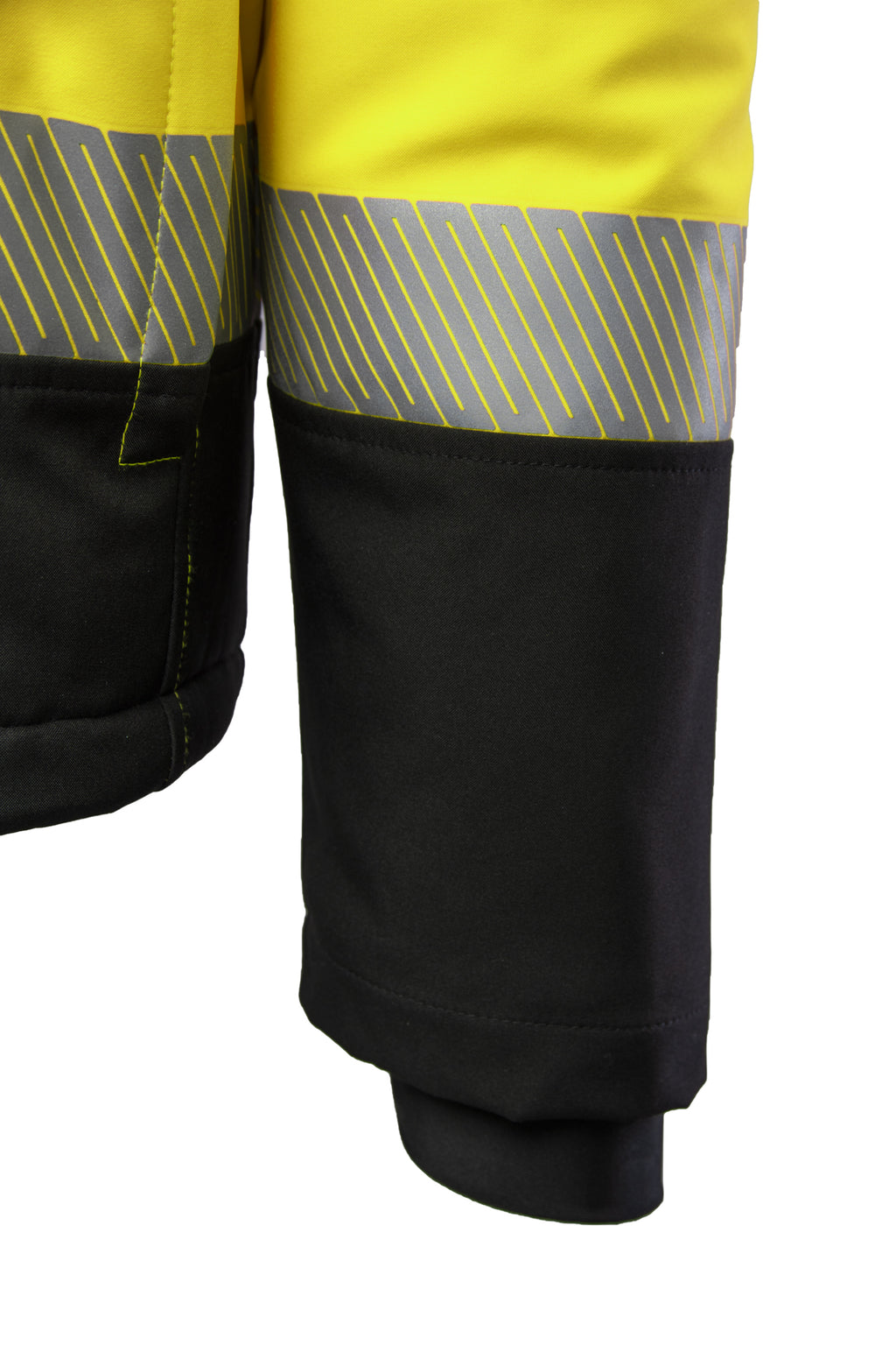 SEVEN KINGS FLASH INSULATED SOFTSHELL JACKET HIVI SKF007 YELLOW