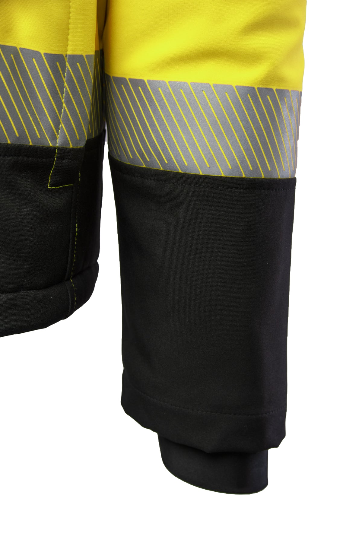 SEVEN KINGS FLASH INSULATED SOFTSHELL JACKET HIVI SKF007 YELLOW