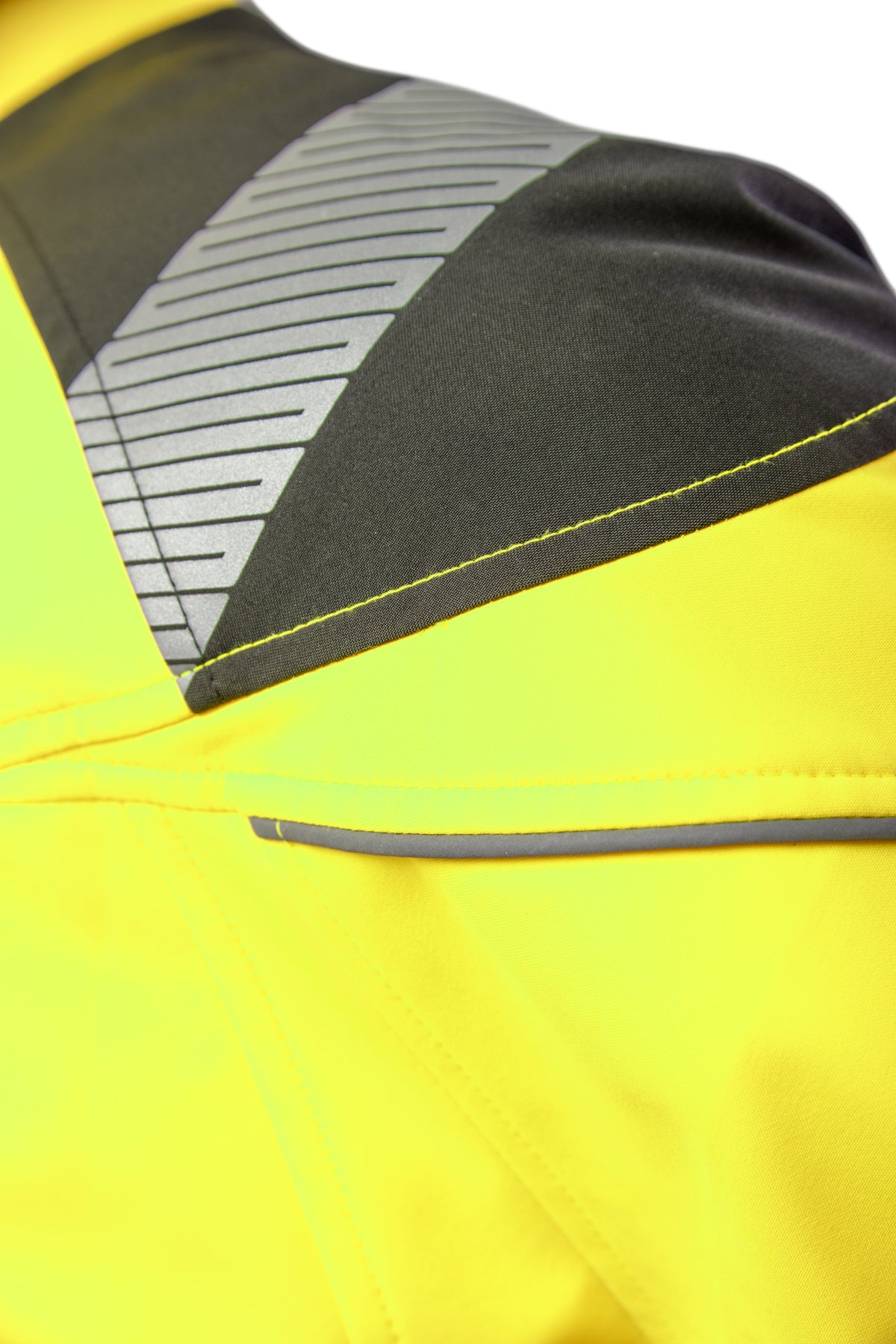 SEVEN KINGS FLASH INSULATED SOFTSHELL JACKET HIVI SKF007 YELLOW