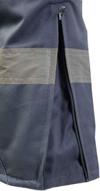 BRIXTON SNOW BIB-PANTS INSULATED STEEL / REFLECTIVE STRIPES