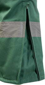 BRIXTON SNOW BIB-PANTS INSULATED GREEN / REFLECTIVE STRIPES