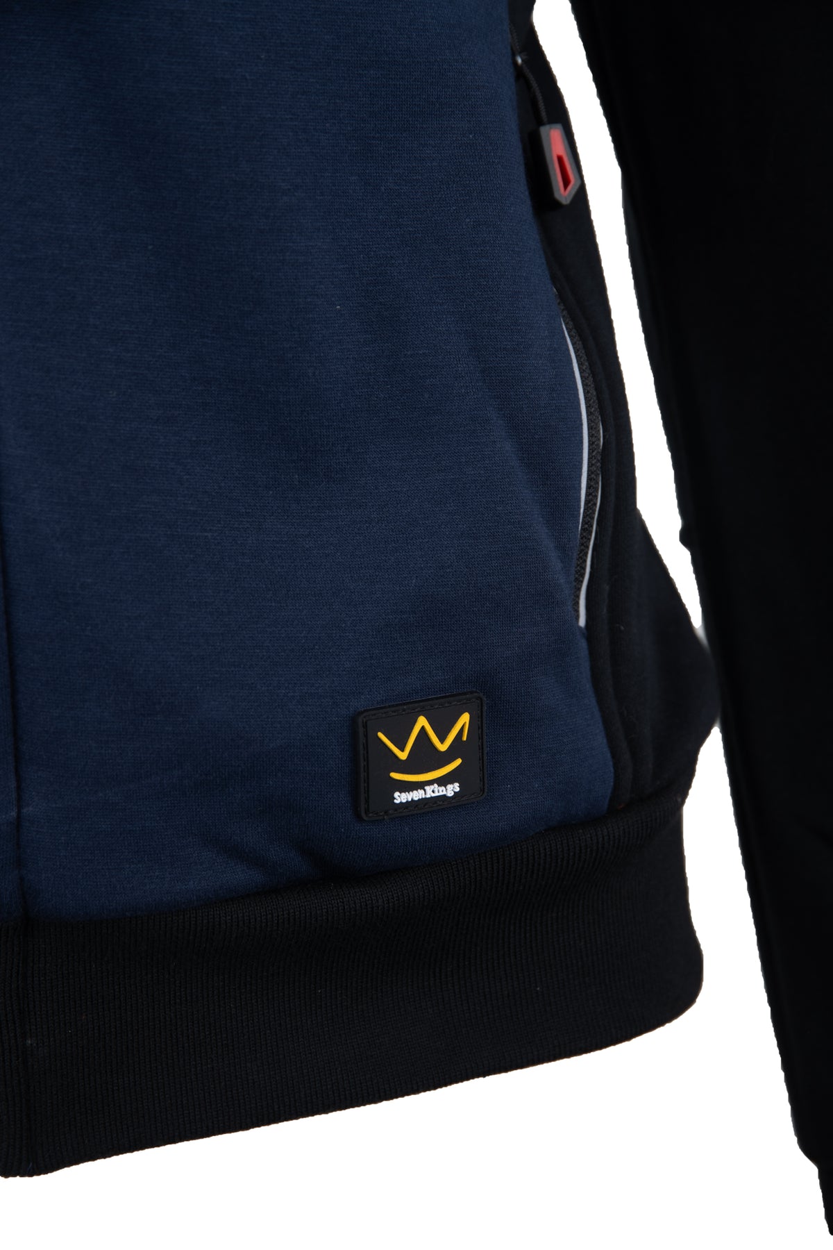 SEVEN KINGS PRO NAVY BLUE HOODED SWEATSHIRT