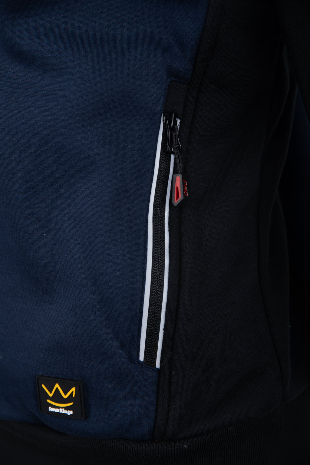 SEVEN KINGS PRO NAVY BLUE HOODED SWEATSHIRT