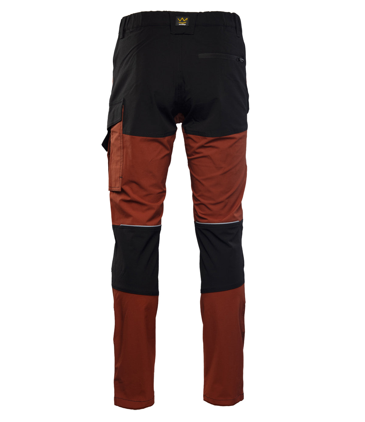 SEVEN KINGS TRAIL LIGHT WAISTBAND TROUSERS – MAHOGANY/BLACK