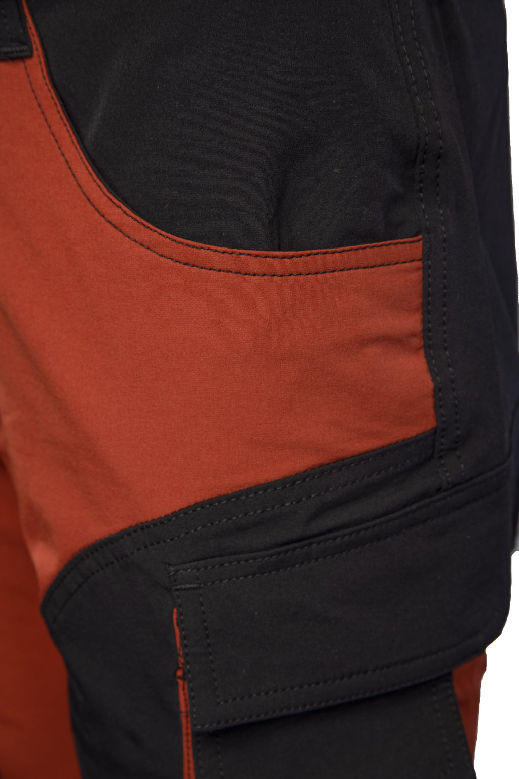 SEVEN KINGS TRAIL LIGHT WAISTBAND TROUSERS – MAHOGANY/BLACK