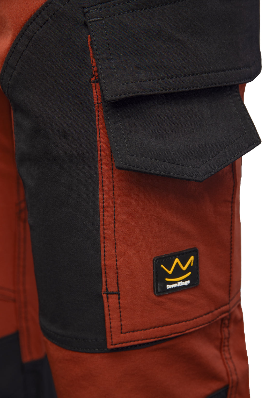 SEVEN KINGS TRAIL LIGHT WAISTBAND TROUSERS – MAHOGANY/BLACK