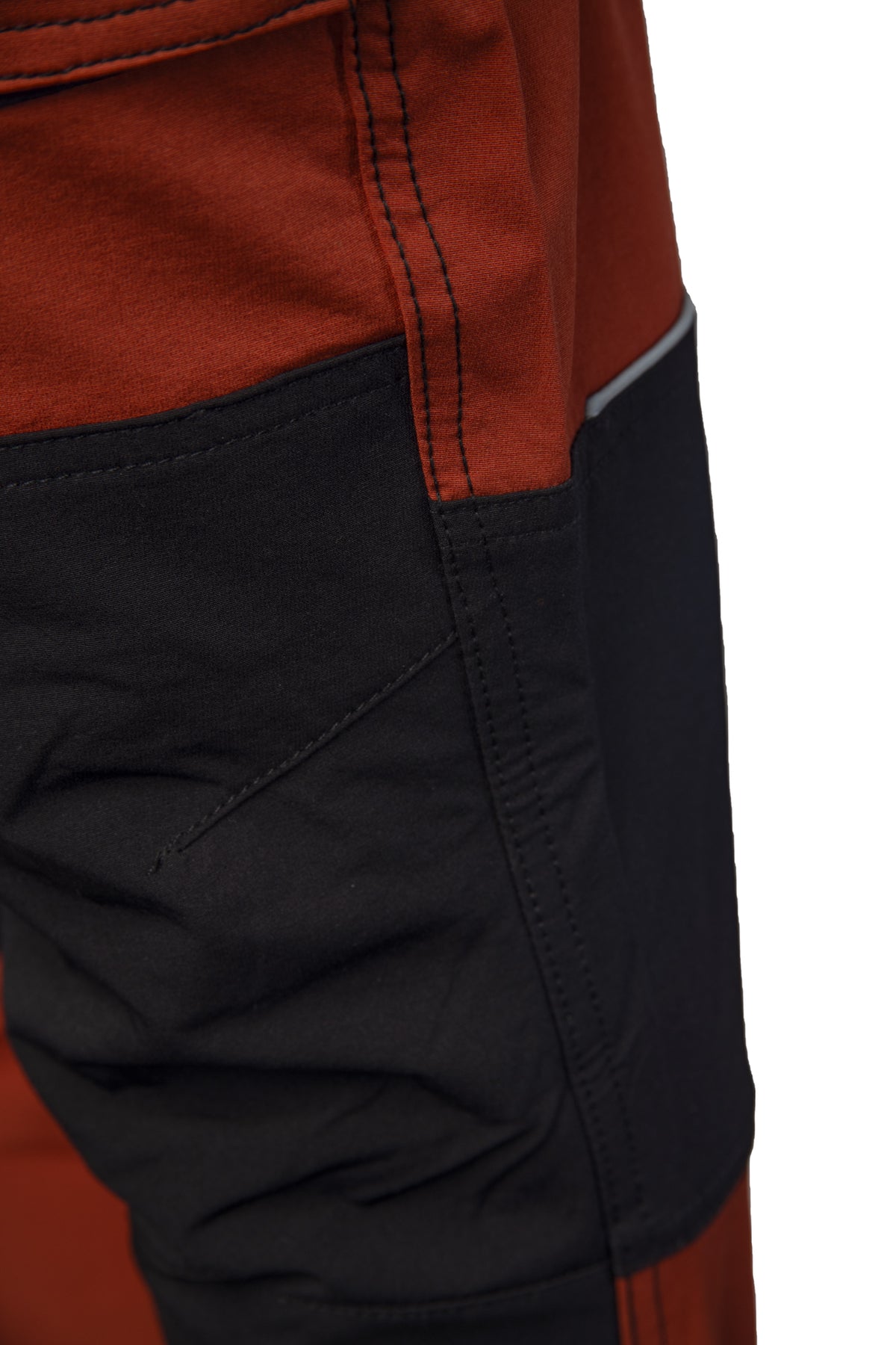 SEVEN KINGS TRAIL LIGHT WAISTBAND TROUSERS – MAHOGANY/BLACK