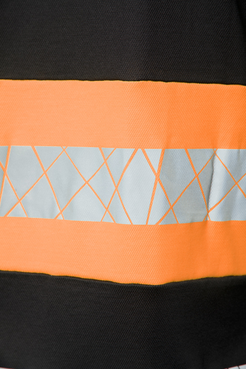 ECO RIVAL T-SHIRT BLACK/ORANGE