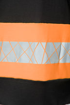 ECO RIVAL T-SHIRT BLACK/ORANGE