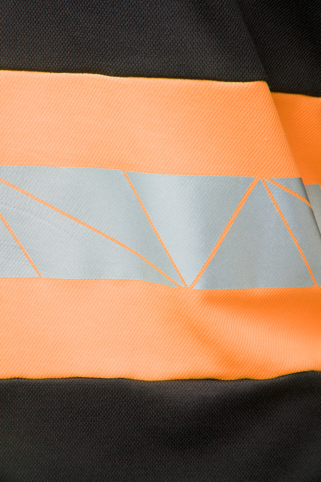 ECO RIVAL T-SHIRT BLACK/ORANGE