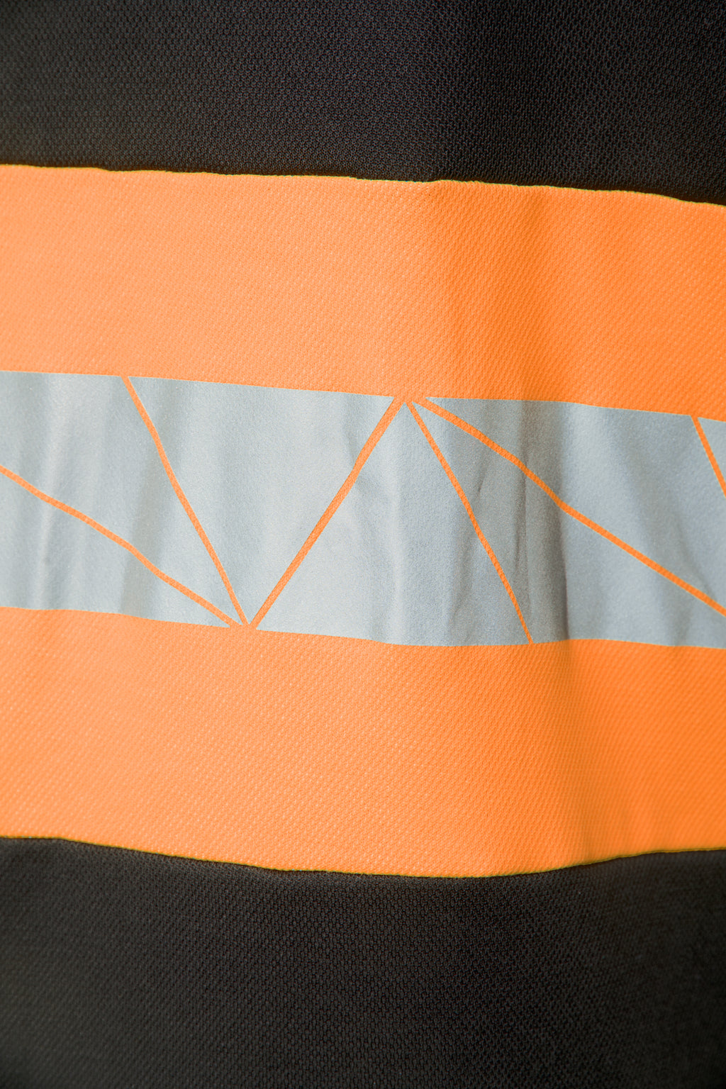 ECO RIVAL POLO SHIRT BLACK/ORANGE