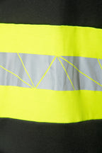 ECO RIVAL POLO SHIRT BLACK/YELLOW