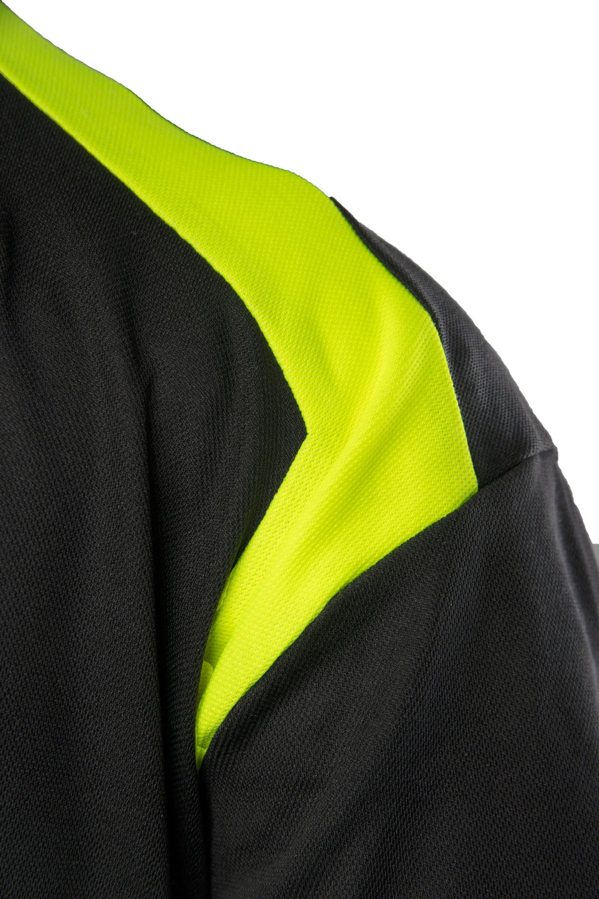 ECO RIVAL POLO SHIRT BLACK/YELLOW