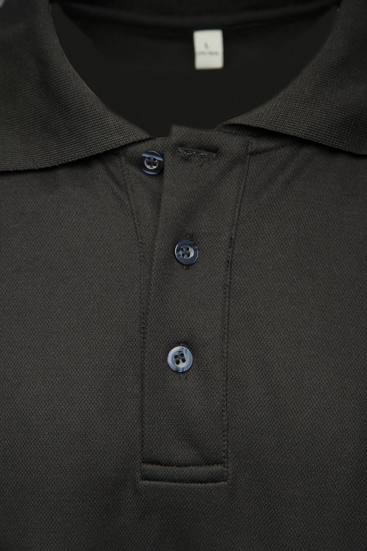 ECO RIVAL POLO SHIRT BLACK/ORANGE